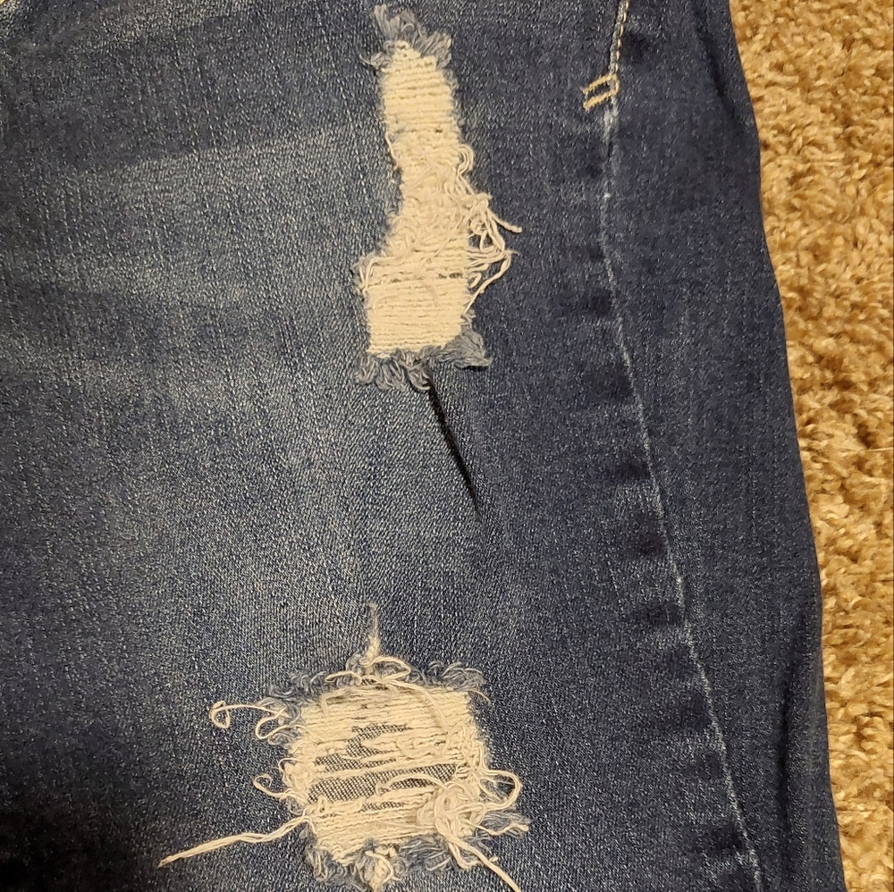 MUDD Flx Stretch Destroyed High Rise Jegging - Picture 5 of 8